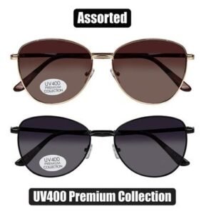 Sunglasses Metal Cateye Style