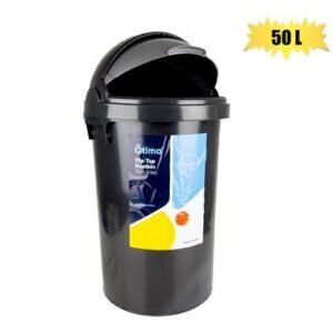 Flip Top Waste Bin, 50l