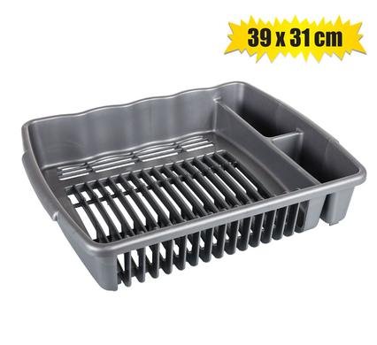 Dish drainer plastic 39x31cm