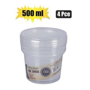 Food Storage Containers 500ml, 4-piece