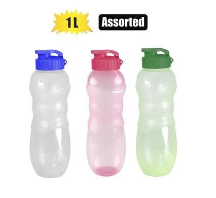 Water Bottle with Grip, 1l