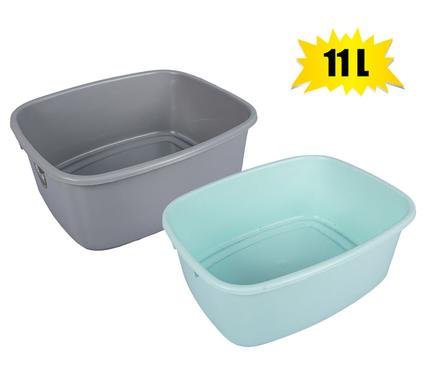 Basin plastic 11l rectangular