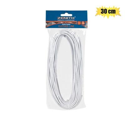 CLOTHES-LINE PLASTIC-COATED 30m ZENITH