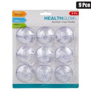 Plastic Suction Hooks 9 Piece
