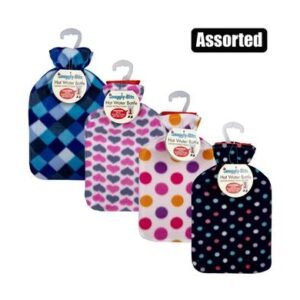 Hot Water Bottle with Fabric Cover