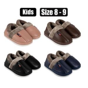 SLIPPER KIDS W/LINING SIZE 8-9