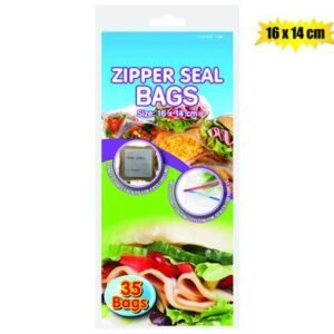 Zipper Seal Sandwich Bag, 16 X 14cm
