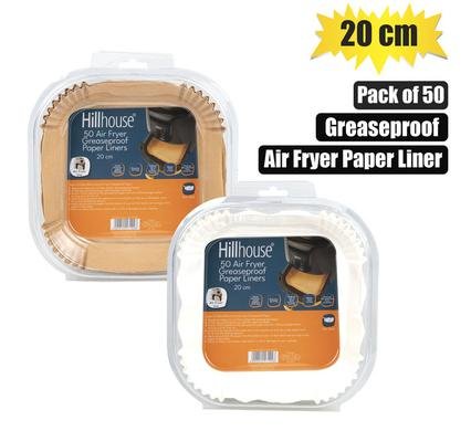 Grease Proof Airfryer Paper, 50-piece