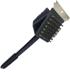 Braai Grid / Brush Cleaner/Wire Brush/  Nylon/3 in one. 37cm