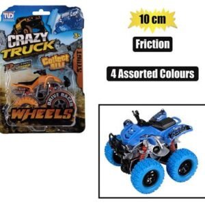 VEHICLE JEEP MONSTER QUAD FRICTION 10cm