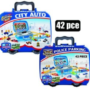 Parking Lot City Play Set, 42-piece