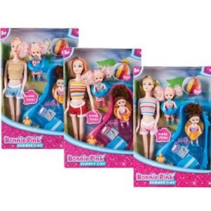 Family Pool Doll Playset, 30cm
