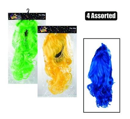 Long Neon Party Wig