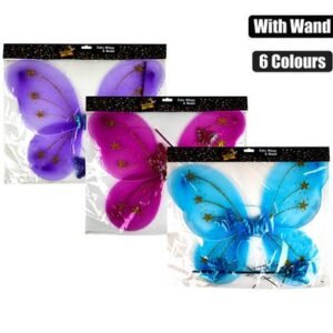 Wings, Headband & Wand Set, 3-piece