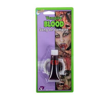 Dress up access teeth fake with blood