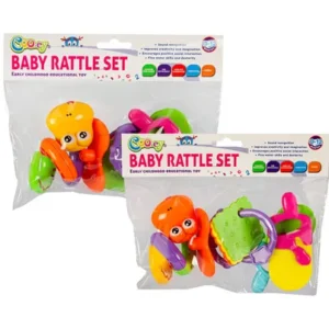 Baby Rattle Teether Set, 5-piece