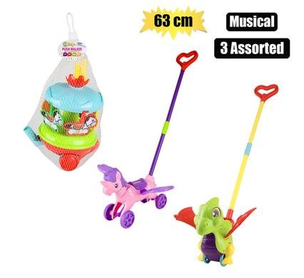 Push & Pull Walking Animals, 63-73cm