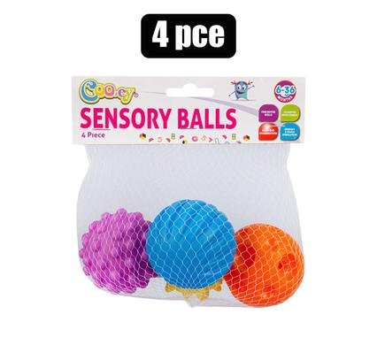 Baby Educational Sensory Ball, 4-piece