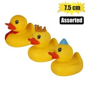 Vinyl Themed Duck 7.3cm, Assorted