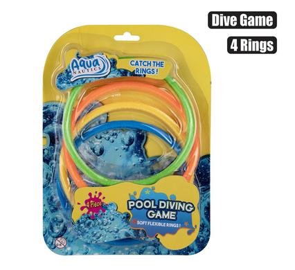 SET OF 4 DIVE GAME RING