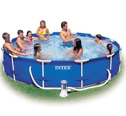 Intex pool metal-frame(w/pump) 366x76cm