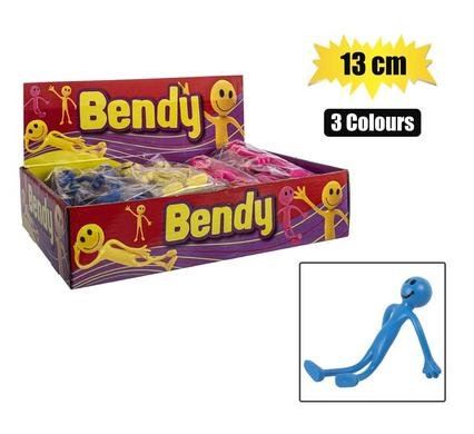 Smiley Bendy Figurine, 13cm