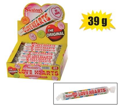 Love Hearts Large Roll, 39g